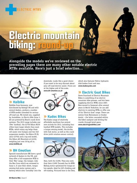 Issue Six - Spring 2013 - Electric Bike Magazine