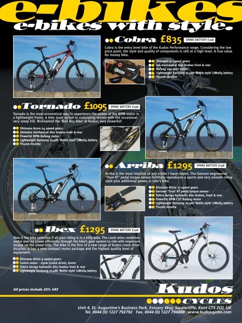 Issue Six - Spring 2013 - Electric Bike Magazine