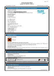 Sicherheitsdatenblatt