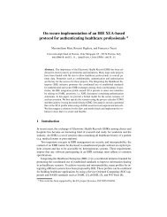 On secure implementation of an IHE XUA-based protocol for ...