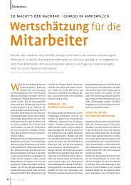 WertschÃ¤tzung fÃ¼r die Mitarbeiter - StilblÃ¼te Marketing und ...