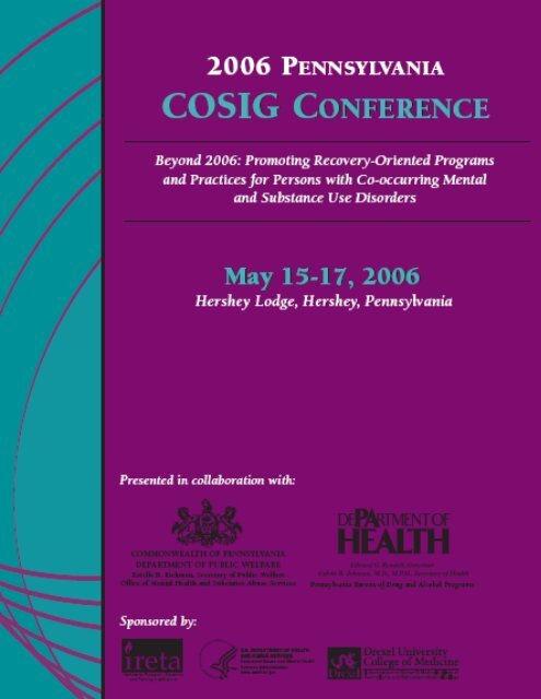 COSIG CONFERENCE BROCHURE.pdf - Drexel University College ...