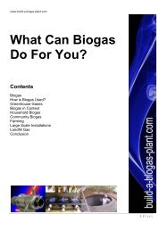 What Can Biogas Do For You? - ghp