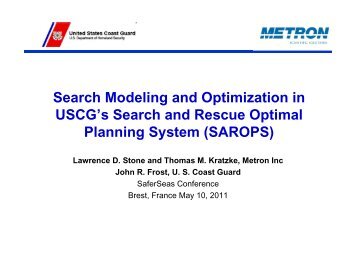 Search Modelling and Optimization in the US Coast ... - ifremer