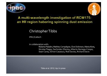 A multi-wavelength study of RCW175 - Jodrell Bank Centre for ...