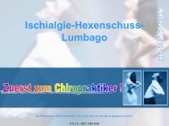 Ischialgie-Hexenschuss Lumbago - Bund deutscher Chiropraktiker ...