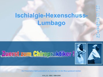 Ischialgie-Hexenschuss Lumbago - Bund deutscher Chiropraktiker ...