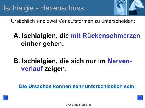 Ischialgie-Hexenschuss Lumbago - Bund deutscher Chiropraktiker ...