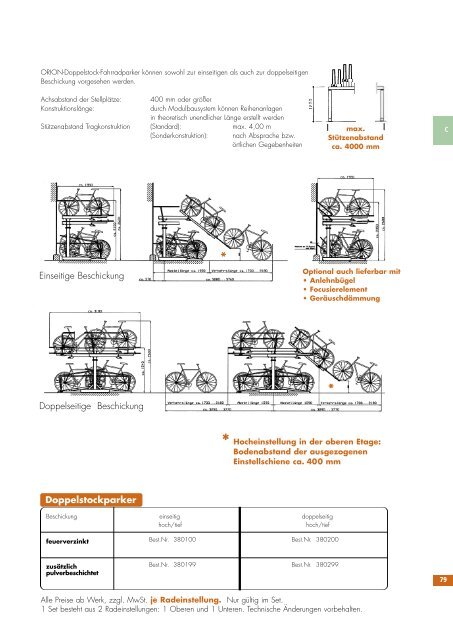 Doppelstockparker - Orion Bausysteme GmbH