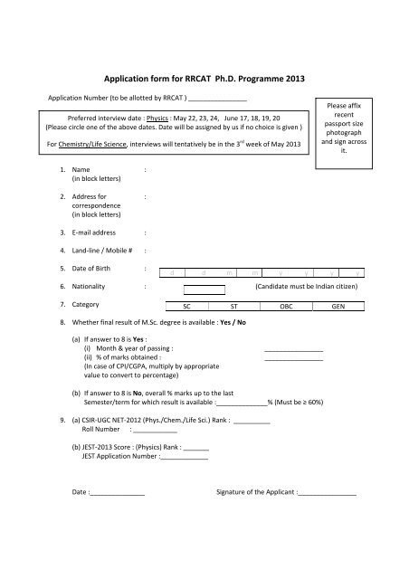 Application form [ pdf ]