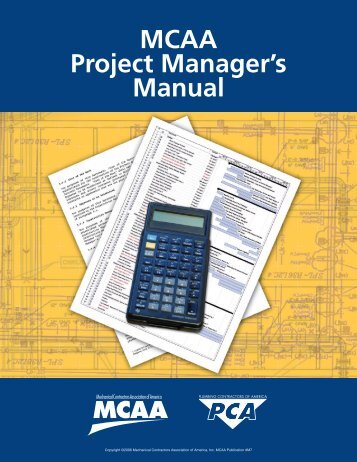 MCAA Project Manager's Manual