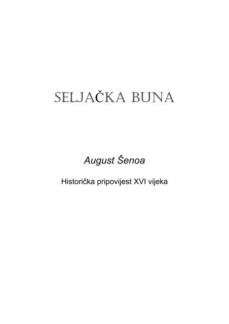 SeljaÄ ka buna