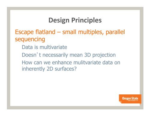 Tufte's Design Principles III - Classes - Oregon State University