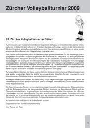 ZÃ¼rcher Volleyballturnier 2009 - des KZS