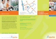 Flyer Rehabilitationssport / Gesundheitssport - savita GmbH