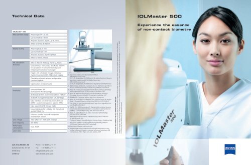 IOLMaster 500 - Zeiss