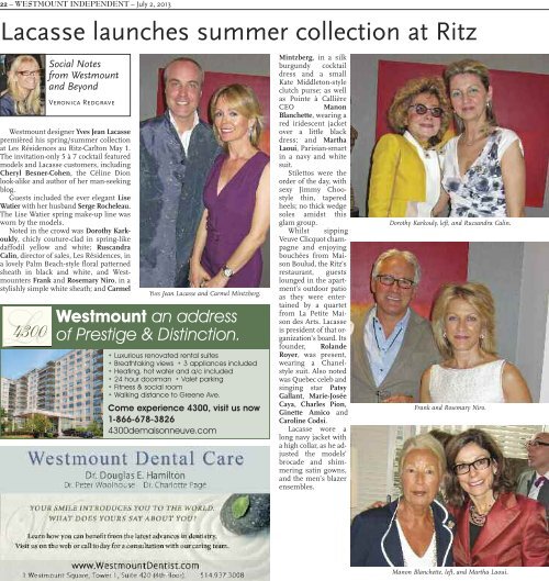 July 2 - Westmount Independent