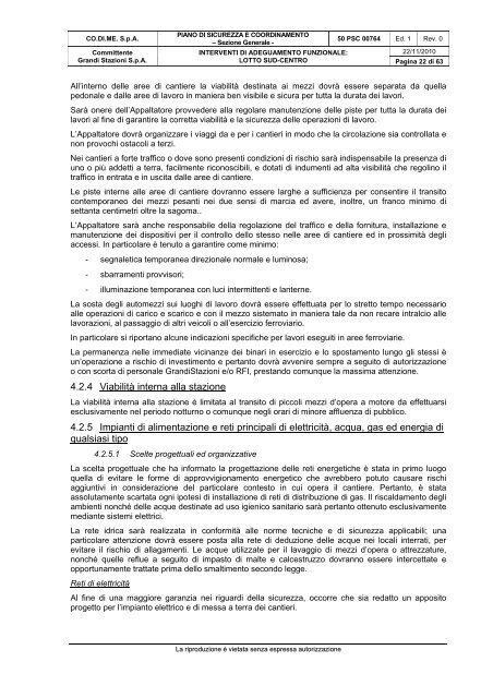 sezione generale - Grandi Stazioni S.p.A.