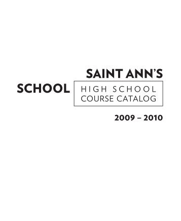 SAINT ANN'S SCHOOL