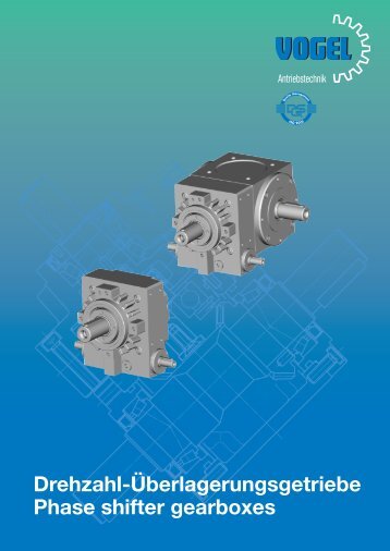 DrehzahlÃ¼berlagerungsgetrieb - Vogel Antriebstechnik