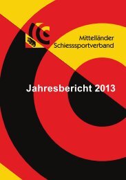 Jahresbericht MSSV 2013 - Mittelländer Schiesssportverband