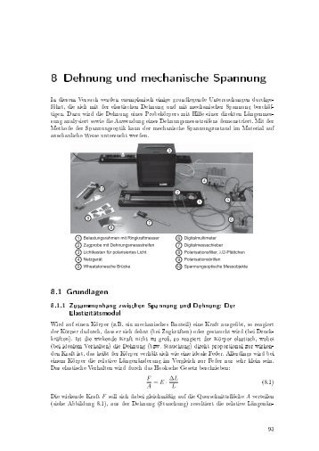 8 Dehnung und mechanische Spannung