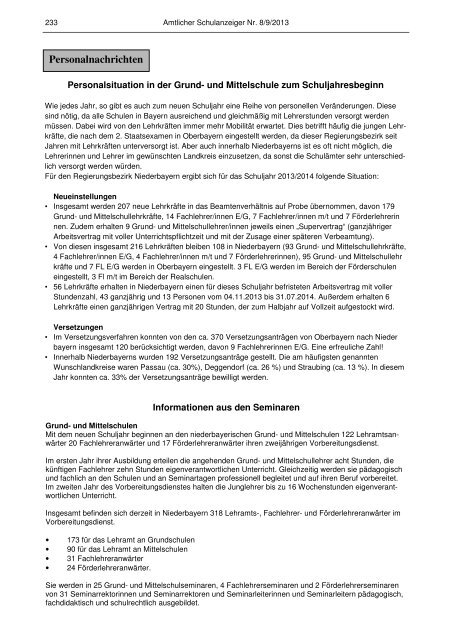 Nr. 8/9 - Die Regierung von Niederbayern