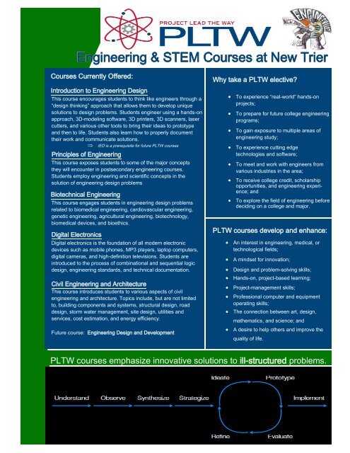 Introduction to Engineering Design - PLTW