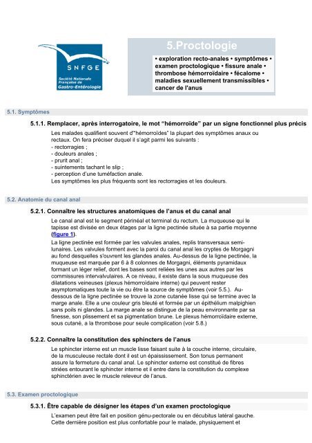 5.Proctologie - SNFGE