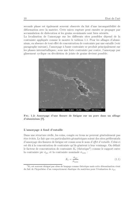 Identification des mécanismes de fissuration dans un alliage d ...