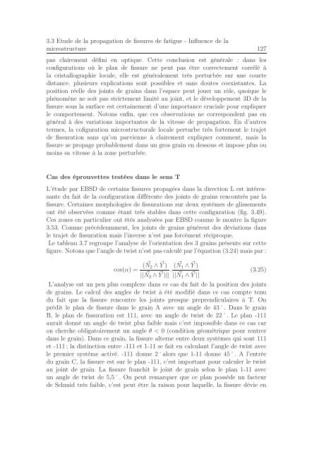 Identification des mécanismes de fissuration dans un alliage d ...