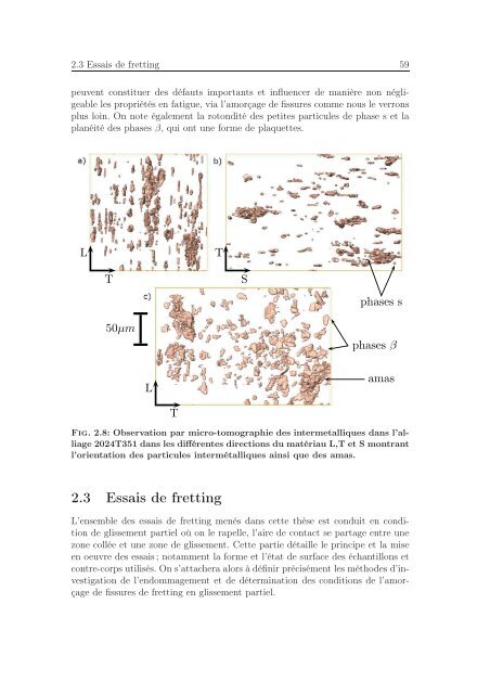 Identification des mécanismes de fissuration dans un alliage d ...