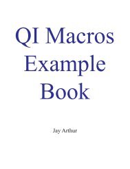 QI Macros Tools - QI Macros for Excel