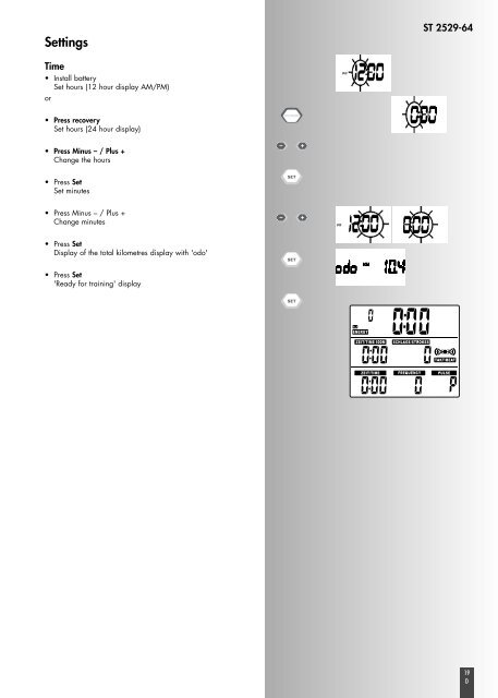 Computer- und Trainingsanleitung ST 2529-64