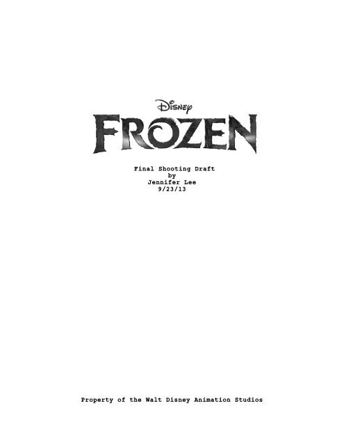 frozen-screenplay