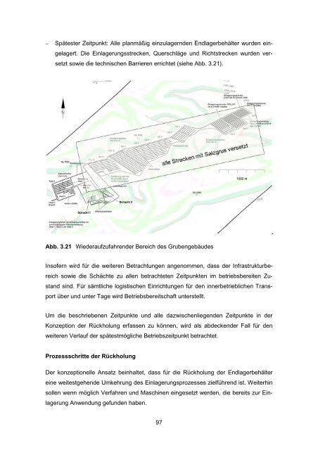 Endlagerauslegung und -optimierung, Bericht zum ... - PTKA - KIT