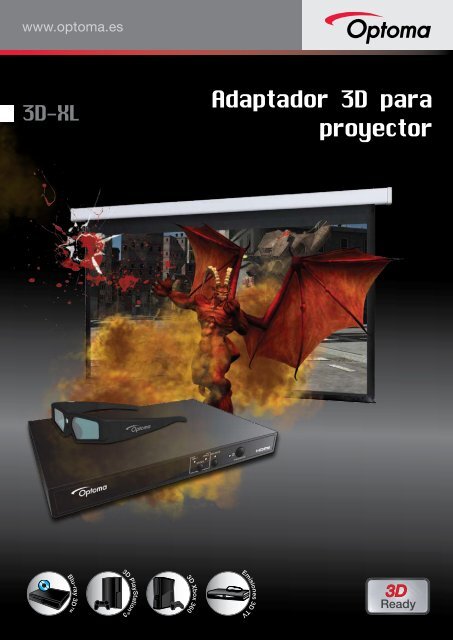 Adaptador 3D para proyector - Optoma