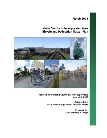 Marin County Unincorporated Area Bicycle and ... - Walk Bike Marin!