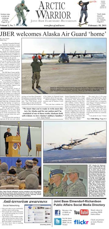 JBER welcomes Alaska Air Guard - Joint Base Elmendorf-Richardson