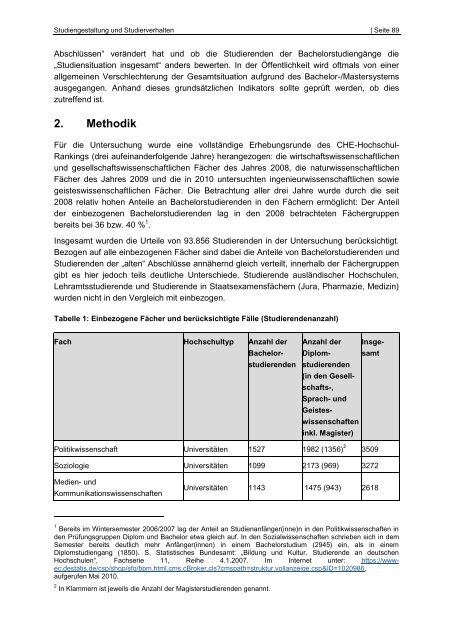 Der Bologna-Prozess aus Sicht der Hochschulforschung