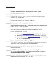 Admission Checklist ________Complete a general application for ...
