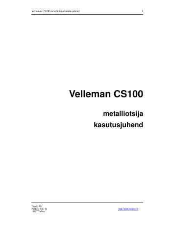 Velleman CS100