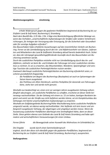 4. Anlage 1 Abwägungen.pdf - Verbandsgemeinde Stromberg