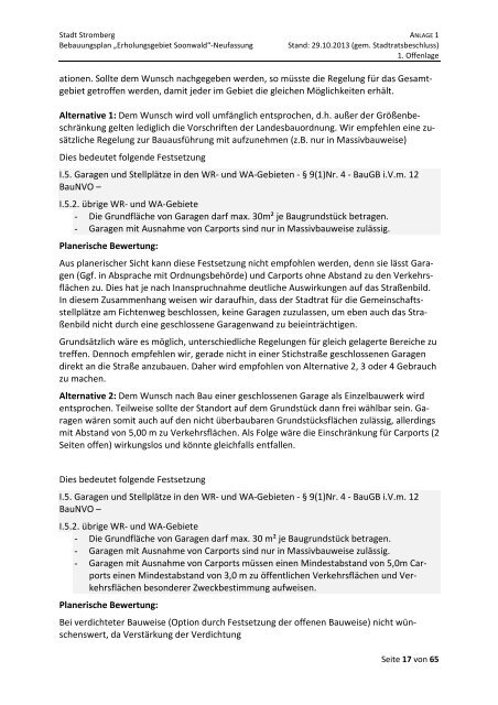 4. Anlage 1 Abwägungen.pdf - Verbandsgemeinde Stromberg