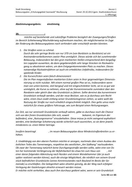 4. Anlage 1 Abwägungen.pdf - Verbandsgemeinde Stromberg