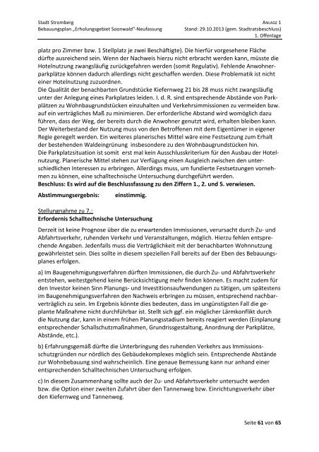 4. Anlage 1 Abwägungen.pdf - Verbandsgemeinde Stromberg