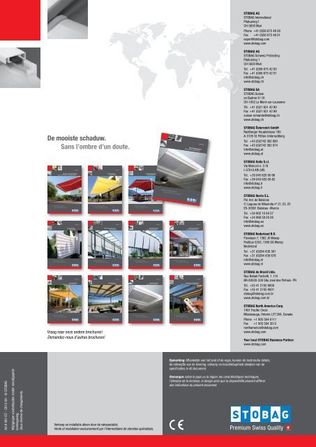 Brochures PDF - Stobag