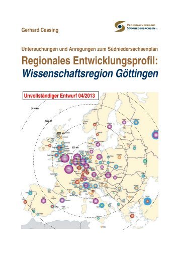 Regionales Entwicklungsprofil: Wissenschaftsregion GÃ¶ttingen