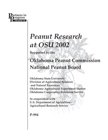 PIP Peanuts 2002 - OSU Fact Sheets - Oklahoma State University