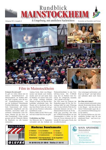 Film in Mainstockheim - Rundblick Mainstockheim